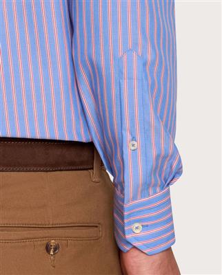 Camicissima Men’s Pink Non-Iron Permanent Slim Fit Cotton Shirt