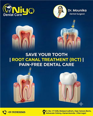 Save Your Natural Tooth with Painless Root Canal Treatment at Niyo Dental Care,