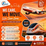Falcon Emergency Train Ambulance in Kolkata- Dedicated Care From Pickup To Drop