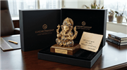 Brass Ganesha Idol – Handcrafted Divine Décor for Your Home