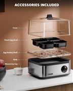 FEDUS EGGLINE Automatic 8 Egg Boiler Steamer
