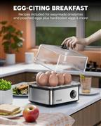 FEDUS EGGLINE Automatic 8 Egg Boiler Steamer
