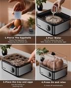 FEDUS EGGLINE Automatic 8 Egg Boiler Steamer