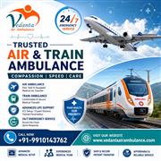 Avail Vedanta Air Ambulance Services in Kolkata – Safe and Comfortable Medical