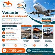 Easily book Vedanta Medical Air Ambulance in Ranchi at affordable rates