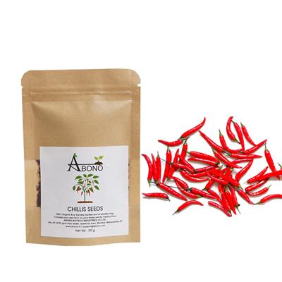 Abono Chilli Seeds for Planting Home Garden Green