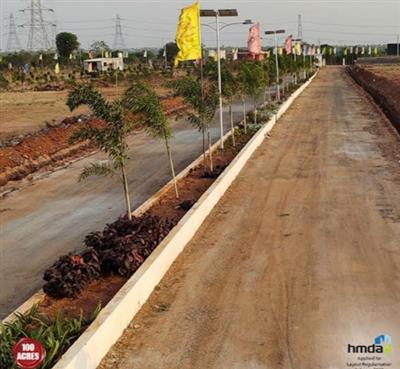 Open plots for sale in at near Hyderabad,  Facing MNC Companies and Pharmacity