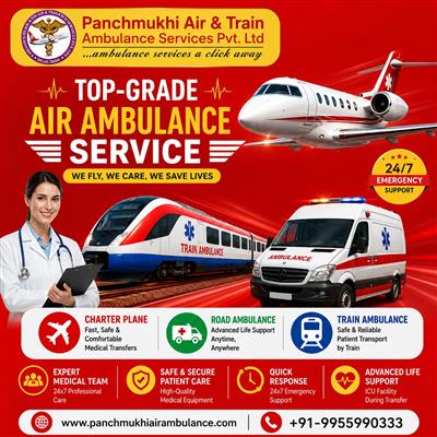 Panchmukhi Air Ambulance in Guwahati - Your Healthcare Journey Matters