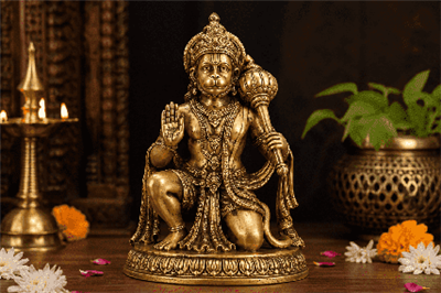 Buy Handcrafted Hanuman Idol Online from Luxeartisanship