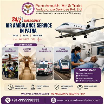 Use Panchmukhi Air Ambulance for Budget-Friendly Patient Transfer in Kolkata