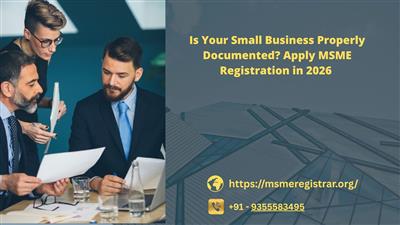 Is Your Small Business Properly Documented? Apply MSME Registration in 2026