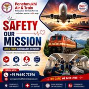Panchmukhi Train Ambulance in Kolkata - Continuous Medical Supervision