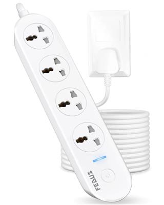 FEDUS 4 Universal Sockets with Individual Switch 2M