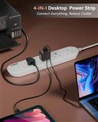 FEDUS 4 Universal Sockets with Individual Switch 2M