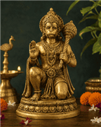 Hanuman Idol – Handcrafted Brass Idols for Home & Pooja