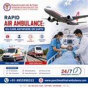 Panchmukhi ICU Air Ambulance Services in Ernakulam- Assurance of On Time Retriev
