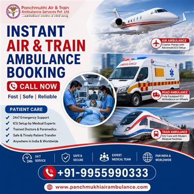 Panchmukhi Best Patient Shifting Ambulance in Patna - Your Safe Medical Journey