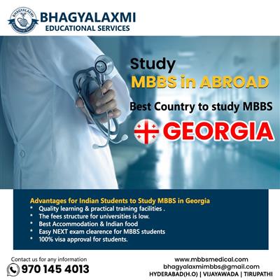 Bhagyalaxmi Educational Services the best way to pursue your MBBS in Abroad.