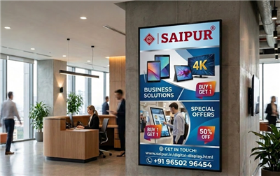 Smart Digital Signage Solutions for Modern Businesses – Saipur