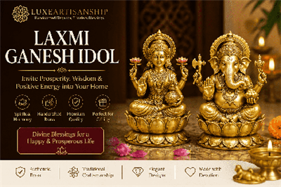 Buy Handcrafted Laxmi Ganesh Idol Online