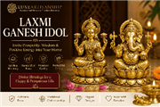 Buy Handcrafted Laxmi Ganesh Idol Online
