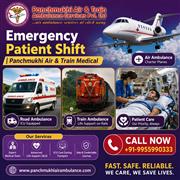 Panchmukhi ICU Air Ambulance in Mumbai - Rapid Medical Evacuation with caution
