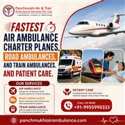Panchmukhi Air Ambulance from Delhi - Advanced Life Supported Ambulances