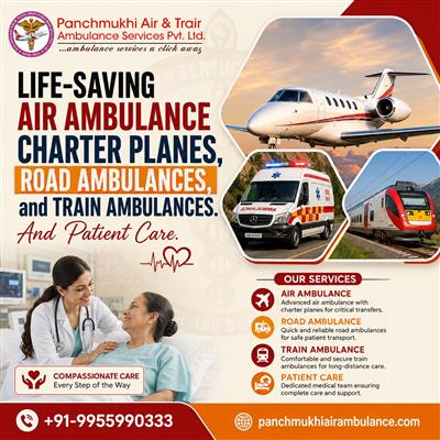 Panchmukhi Best Patient Shifting Ambulance in Guwahati - medically assessed