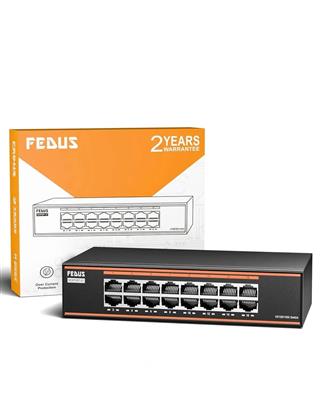 FEDUS 16 Port Gigabit Ethernet Network Switch