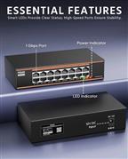 FEDUS 16 Port Gigabit Ethernet Network Switch