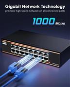 FEDUS 16 Port Gigabit Ethernet Network Switch