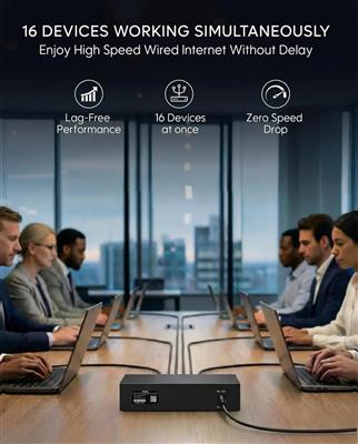 FEDUS 16 Port Gigabit Ethernet Network Switch