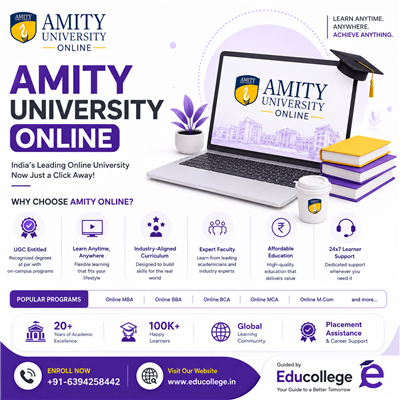Amity University Online – Start Your Higher Education Journey