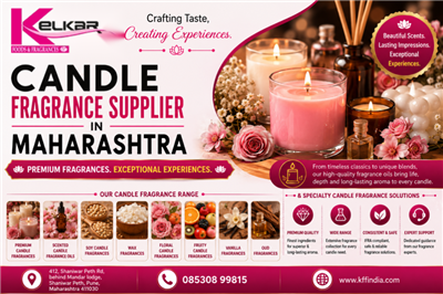 Candle Fragrance Supplier in Pune & Maharashtra – Kelkar Foods & Fragrances