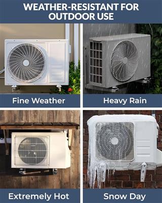 FEDUS 16inches Heavy Duty Air Conditioner Outdoor AC Stand