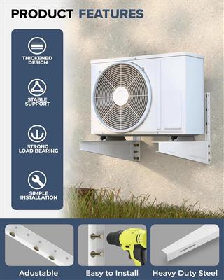 FEDUS 16inches Heavy Duty Air Conditioner Outdoor AC Stand