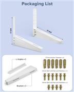 FEDUS 16inches Heavy Duty Air Conditioner Outdoor AC Stand