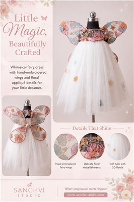 Girls Party Wear Dresses Online | Sanchvi Studio