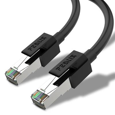 FEDUS Cat 7 Ethernet Cable Pure Bare Copper Double Shielded Lan cabkle 1M