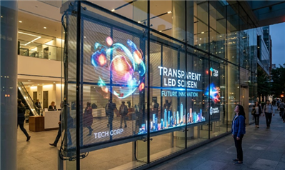 Make Your Glass Facade Stand Out with Saipur Transparent LED