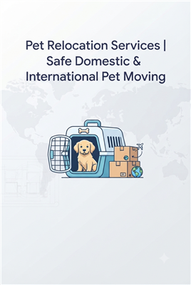 Pet Relocation Services | Safe Domestic & International Pet Moving