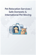 Pet Relocation Services | Safe Domestic & International Pet Moving