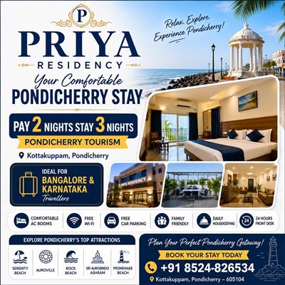 Make Your Bangalore to Pondicherry Trip More Convenient