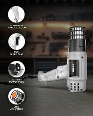 FEDUS Heat Gun Hot Air Gun Temperature Machine 1800W
