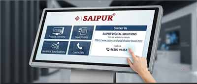 Touch Screen Digital Signage Displays by Saipur