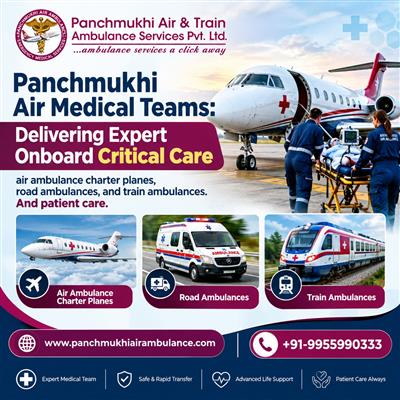 Panchmukhi ICU Air Ambulance in Mumbai - Compassionate Medical Care in Transit