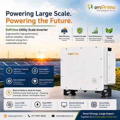 Utility Scale Solar Inverters | High-Efficiency Solar Power Solutions