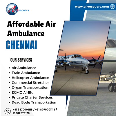 Swift Medical Flights With Trusted Care in Chennai