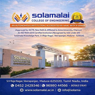 Top Engineering College in Madurai | Solamalai College of Engineering