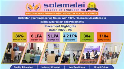 Top Engineering College in Madurai | Solamalai College of Engineering